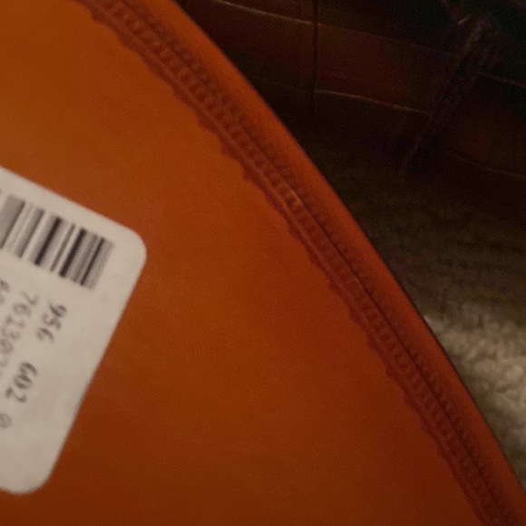 Croc-Embossed Leather Monk Strap Loafers size 9 - Picture 11 of 14